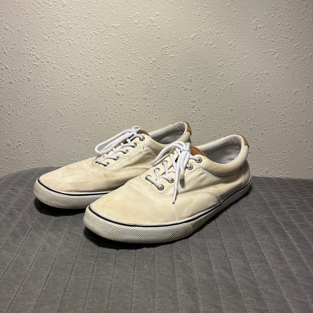 Cream/White colored Sperry Casual Shoes